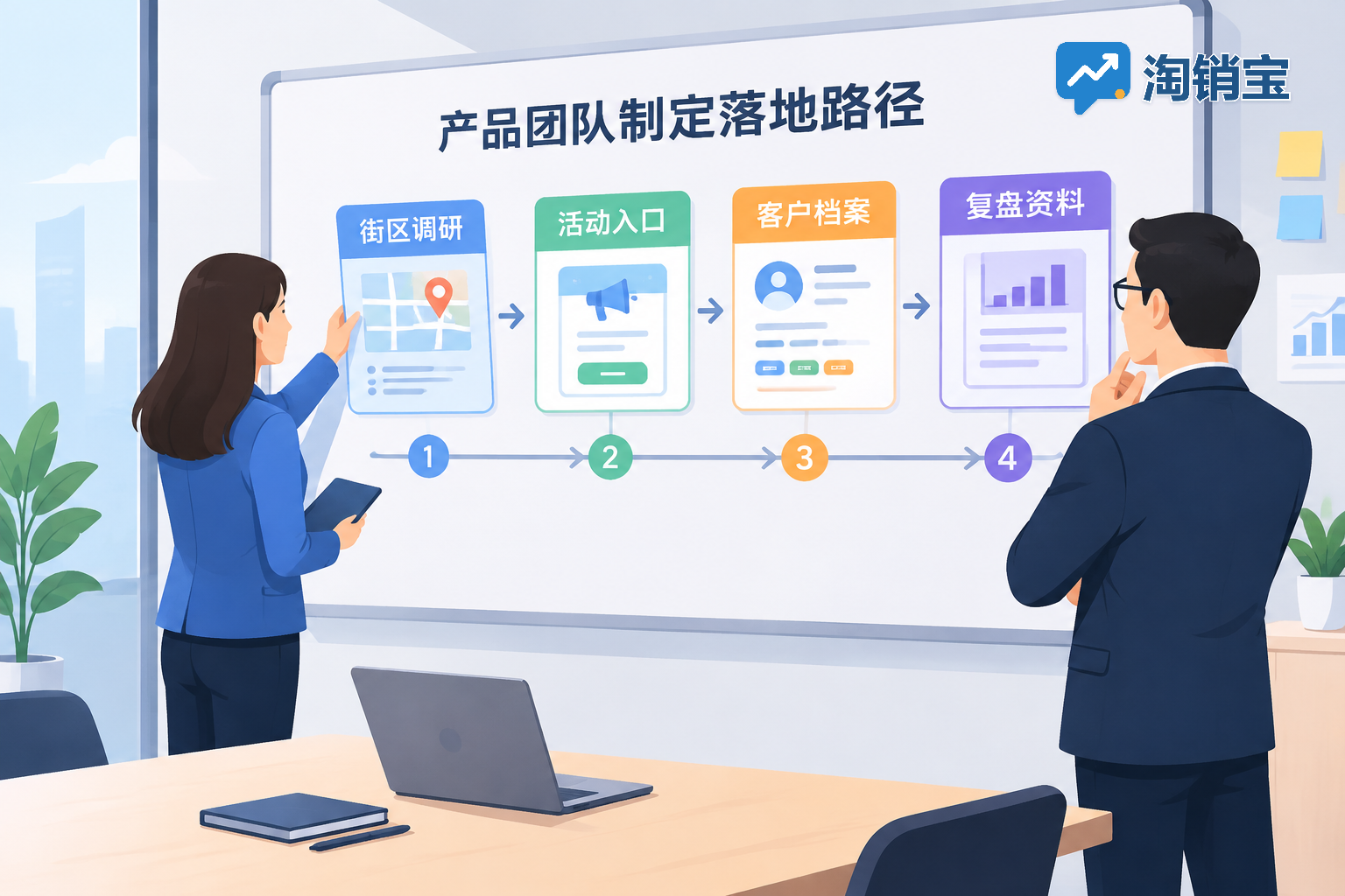 产品经理与架构师共同规划商家获客和客户经营流程