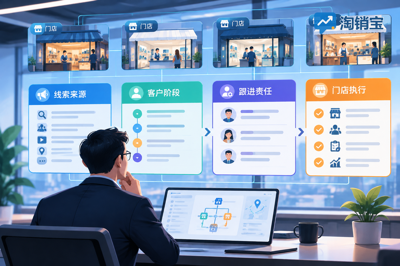 连锁品牌判断客户经营能力的管理场景